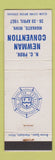 Matchbook Cover - NC Prov Newman Convention Mankato MN 1957