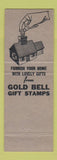 Matchbook Cover - Gold Bell Gift Stamps