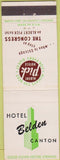 Matchbook Cover - Hotel Belden Canton OH