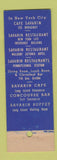 Matchbook Cover - Savarin Restaurants New York City