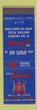 Matchbook Cover - Hotel Belvedere New York City
