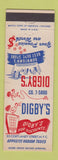 Matchbook Cover - Digby's Department Store New York City