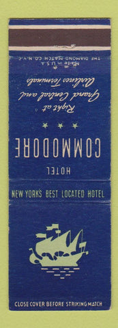 Matchbook Cover - Hotel Commodore New York City
