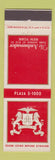 Matchbook Cover - Ambassador Hotel New York City