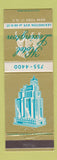 Matchbook Cover - Hotel Lexington New York City