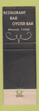 Matchbook Cover - Post and Coach Inn New York City