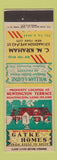 Matchbook Cover - Gatke Homes CM Kraham New York City