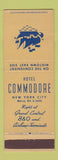 Matchbook Cover - Hotel Commodore New York City