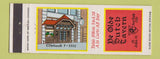 Matchbook Cover - Ye Olde Dutch Tavern New York City