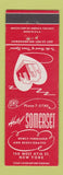 Matchbook Cover - Hotel Somerset New York City