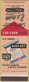 Matchbook Cover - EJ Barettls Co Spokane WA