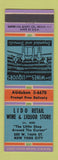 Matchbook Cover - Lido Retail Wine Liquor New York City