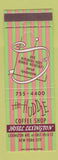 Matchbook Cover - Huddle Coffee Shop Hotel Lexington New York City