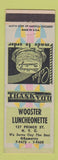 Matchbook Cover - Wooster Luncheonette New York City