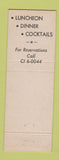 Matchbook Cover - Les Pyrenees Restaurant New York City
