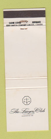 Matchbook Cover - Lawyers Club Canada