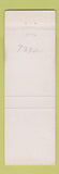 Matchbook Cover - First National Bank Brunswick ME 1957