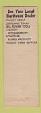 Matchbook Cover - PA & S Small Distributors York PA 1951