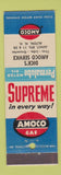 Matchbook Cover - Amoco oil gas Dick's Alton NH