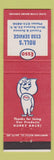 Matchbook Cover - Esso oil gas Roll's West Seneca NY