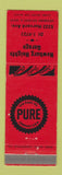 Matchbook Cover - Pure oil gas Newburgh Heights OH