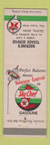 Matchbook Cover - Texaco oil gas Doering's Olivia MN