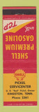 Matchbook Cover - Shell oil gas Kingston TN Pickel