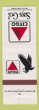 Matchbook Cover - Citgo oil gas DD Bean
