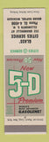 Matchbook Cover - Cities oil gas Glass' Grand Rapids MI