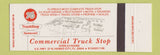 Matchbook Cover - Union 76 oil gas Truck Stop Haines City FL