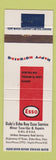 Matchbook Cover - Esso oil gas Dale's Echo Bay ON