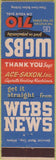 Matchbook Cover - WGBS Radio vending Fort Lauderdale FL