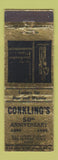 Matchbook Cover - Conkling's Men's Clothes Des Moines IA 1949 WORN