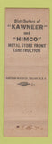 Matchbook Cover - National Glass Corporation Chicago IL 1948 WEAR