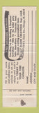 Matchbook Cover - Wedding Catalog Elaine Creations Chicago IL