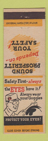 Matchbook Cover - Union Bleachery Greenville SC safety
