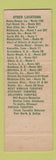 Matchbook Cover - Glass House Restaurants CHAIN