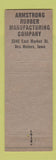 Matchbook Cover - Armstrong Rubber Manufacturing Des Moines IA safety