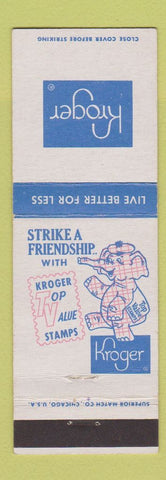 Matchbook Cover - Kroger Grocery TV Stamps
