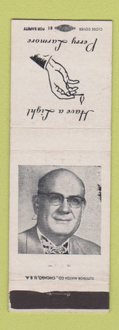 Matchbook Cover - Perry Larmore Insurance Kafoure Indianapolis IN