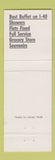 Matchbook Cover - Phillips 66 oil gas North 40 Truck Stop