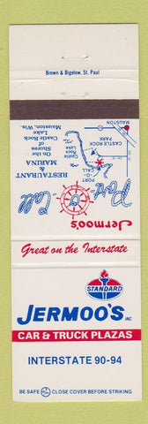 Matchbook Cover - Standard oil gas Jermoo's Mauston WI