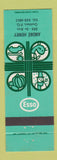 Matchbook Cover - Esso oil gas Andre Henry Quebec QC