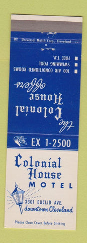 Matchbook Cover - Colonial House Motel Cleveland OH