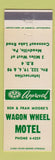 Matchbook Cover - Wagon Wheel Motel Meadville PA