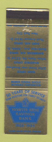 Matchbook Cover - North Side Savings Bank White Plains New York City