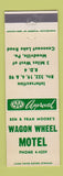Matchbook Cover - Wagon Wheel Motel Meadville PA