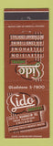 Matchbook Cover - Lido Motel Chicago IL