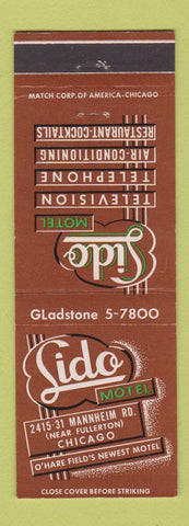 Matchbook Cover - Lido Motel Chicago IL