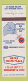 Matchbook Cover - Wapak Truck Plaza Union 76 oil gas Wapakoneta OH